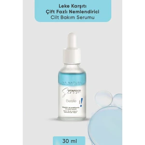 Iva Natura Arındırıcı ve Besleyici Cilt Bakım Serumu Prebiyotik Vitamin ve Hyaluronik Asit Içerikli 30 ml