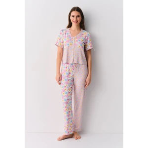 Blossom Gömlek Yaka Pijama Takımı