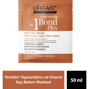 Urban Care No.1 Bond Plex Restore Repair Yıpranma Karşıtı Şampuanlama Öncesi Saç Bakım Maskesi - 50 ml - Vegan