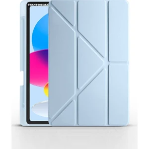 TEKNETSTORE Apple Ipad 10. Nesil 2022 10.9 Inç Kılıf Kalem Bölmeli Silikon Standlı Kılıf Origami