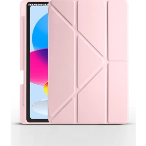 Apple iPad 10. Nesil 10.9 2022 Kılıf Kalem Bölmeli Trifolding Standlı Uyku Modlu Kapak