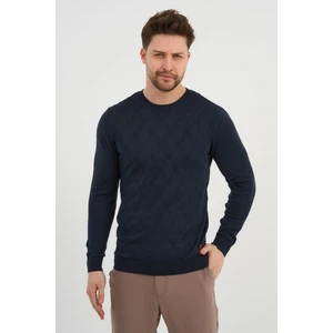 Alexander Gardi Bisiklet Yaka Desenlı Kazak (E20-511402)