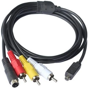 Dijital Kamera Kablosu Mini 10PİN To S-Video 3rca ZE-015