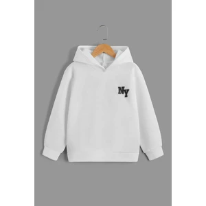 Only Trendwear Ny Baskılı Erkek - Kız Çocuk Rahat Kalıp Sweatshirt