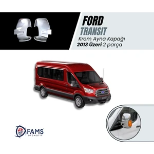 Ford Transit Uyumlu Krom Ayna Kapağı 2 Prç. 2013 Üzeri P.çelik