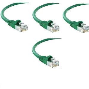 Cat6 Yeşil 0.50 Cm RJ45 Lan Kablosu Uçları Hazır Takılı Bilgisayar Modem Internet Ethernet Kablosu
