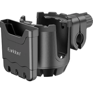 EH293 Motosiklet Için Ayarlanabilir 2in1 Telefon ve Şişe Tutucu