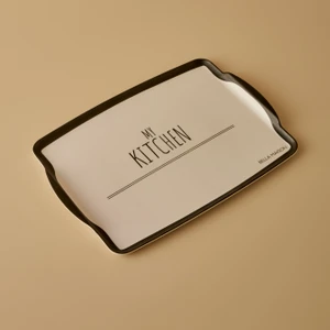 Bella Maison My Kitchen Melamin Tepsi Siyah 42X31 Cm