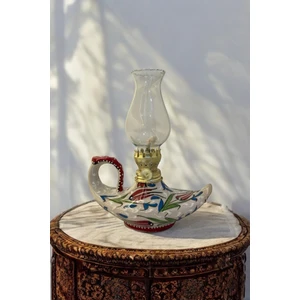 El Yapımı Çini Gaz Lambası