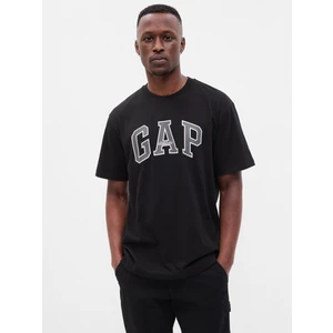 Erkek Siyah Gap Logo T-Shirt