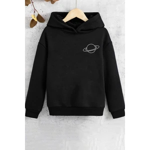 Only Trendwear Çocuk Saturn Temalı Baskılı Sweatshirt