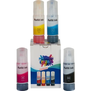 103 Mürekkep Epson L3110/L3111/L3150/L3151/L4150/L6190/L6160/L4160 KUTULU
(Muadil) 4 Renk (Siyah Kırmızı Mavi Sarı