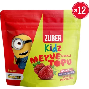 Kidz Çilekli Meyve Topu 42g X 12 Adet