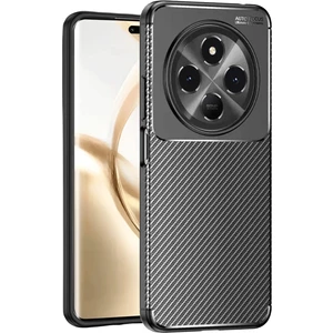 M.TK Moveteck Tecno Spark 30C Kılıf Kamera Korumalı Çıkıntılı Karbon Desenli Renk Atmaz Koruyucu Negro Kapak