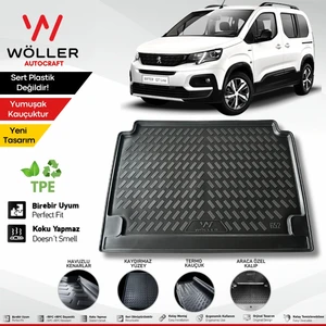 Peugeot Rifter Bagaj Havuzu 2019 Sonrası 3D Wöller Ultraflex Esnek