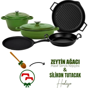 Döküm 5x Trendy Serisi 8 Parça Tencere & Tava Seti