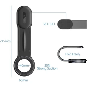 EH232 Ayarlanabilir Yapışkanlı Manyetik Araç Tutucu – Evrensel, Alüminyum Tasarımlı