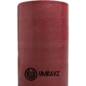 100 cm x 50 m 100 gr Üç Kat Kalın Kırmızı Renkli Balonlu Pat Pat Naylon