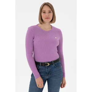 U.S. Polo Assn. Kadın Lila Kazak /triko 50312922-VR034