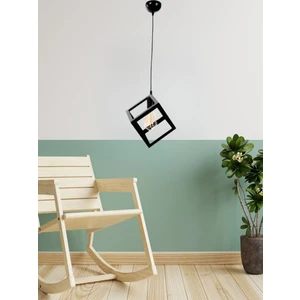 Lbx Lighting Box Yıldız Home Küp Tekli Rustik Siyah Avize