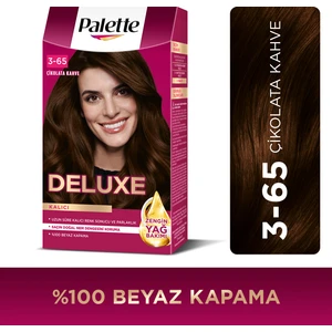 Deluxe Kalıcı Renkler 3-65 Çikolata Kahve Saç Boyası