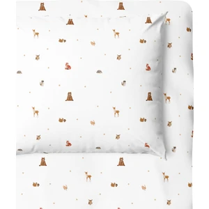 Casadora Baby Forest Amigos 100% Pamuk Penye Lastikli Çarşaf Seti - 100X200 cm + 50X70 cm