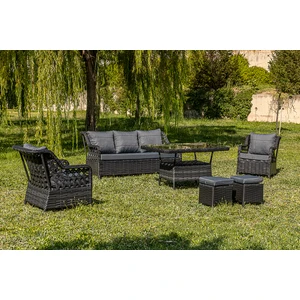 Oscar Rattan Bahçe Mobi̇lyasi 3+1+1 Masali Garanti̇li̇