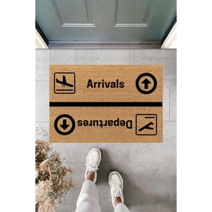 Arrivals, Departures, Iç ve Dış Kapı Önü Paspası, Kapı Önü Paspası, Dijital Baskı Paspas, Dekoratif Paspas