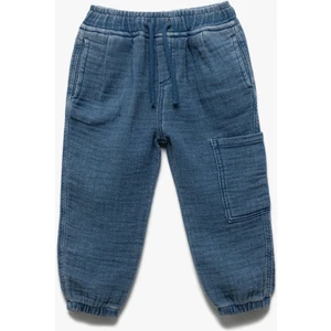 Pamuklu Cep Detaylı Oversize Jogger Pantolon