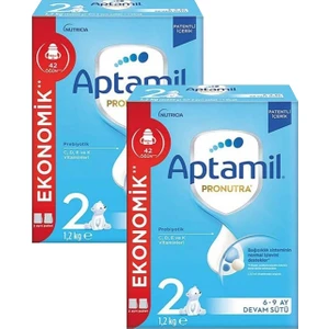2 Pronutra Devam Sütü 1200 G 6-9 Ay x 2 Adet