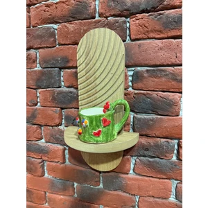 Akçe Home Dekoratif Gökkuşağı Duvar Rafı 38 x 15