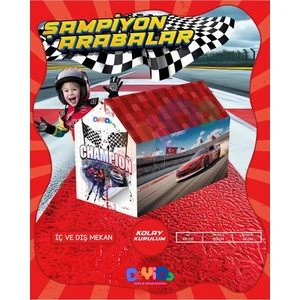 Şampiyon Arabalar Eğlenceli Oyun Çadırı Evcilik Oyun Evi Minik Yarışcılar Kamp Çadırı