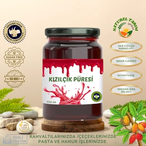 Naturel Tarım Kızılçık Püresi ( Şeker İlavesiz )