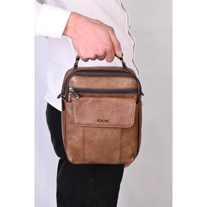 31001  Deri Uzun Askılı El Çantası Taba