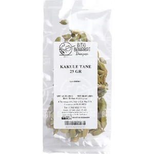 Bitki Baharat Dünyası Kakule Tane 25 gr