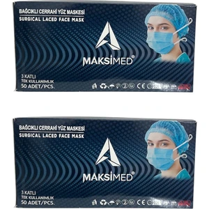 Bağcıklı Cerrahi Maske 2 Kutu