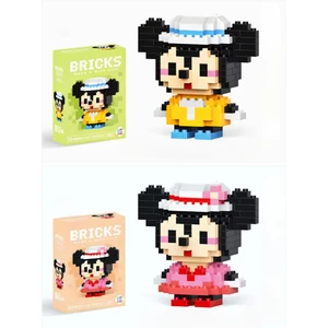 DEK Toy Store Bricks Mickey Mouse ve Minnie Mouse Figür Hobi Yapı Blokları