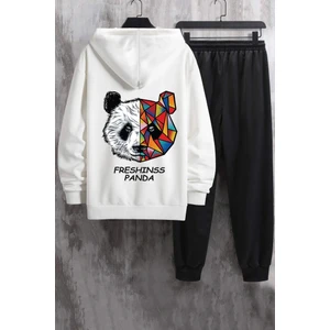 Uygun Tarz Unisex Panda Eşofman Takımı