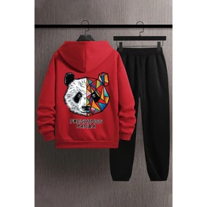 Uygun Tarz Unisex Panda Eşofman Takımı