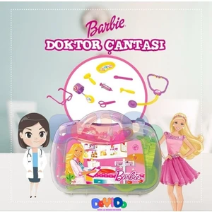 Barbie Oyuncak Çantalı Doktor Seti Eğitici Eğlenceli Evcilik Meslek Oyun Setleri