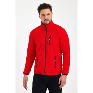 Cavla Collection Erkek Polar Tam Fermuarlı Göğüs Fermuar Cepli Sweatshirt