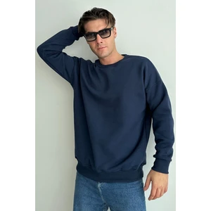 Erkek Bisiklet Yaka Oversize Sweatshirt