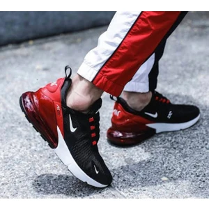 Air Max 270 Siyah  Kırmızı  Sneaker Ayakkabı