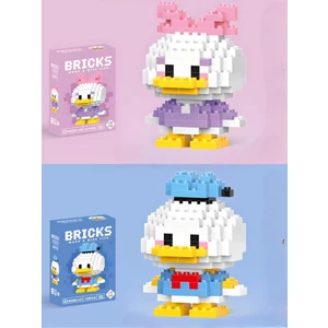 DEK Toy Store Bricks Donald Duck ve Daisy Duck Yapıtaşları Figür LEGO