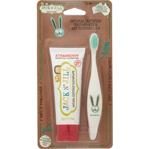 Diş Temizlik Seti Çilek Aromalı Macun & Bunny Diş Fırçası