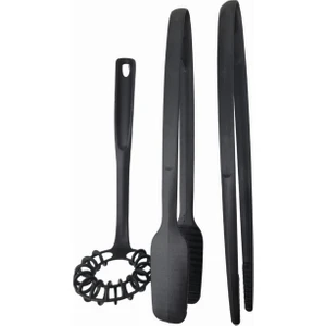 3lü Yanmaz Yapışmaz Servis Izgara Maşası, Spiral Çırpıcı ve Cımbız Maşa
