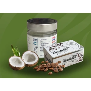 Medeniyet Baharat Karaliche Bromelain Kafein Kahve 30 Şase + Pure Oil Hindistan Cevizi Yağı 200 gr