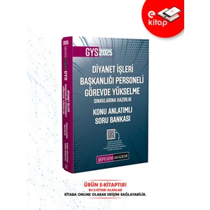 2025 Diyanet İşleri Başkanlığı Personeli Görevde Yükselme Sınavla