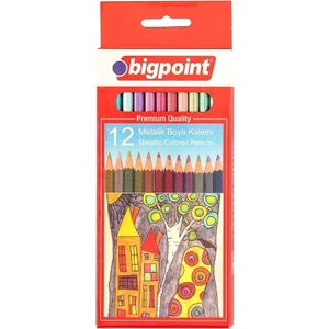 BP944 Metalik Kuru Boya Kalemi 12 Renk
