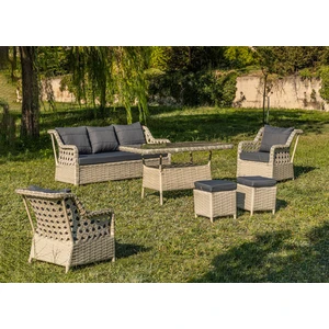 Oscar Rattan Bahçe Mobi̇lyasi 3+1+1 Masali Garanti̇li̇